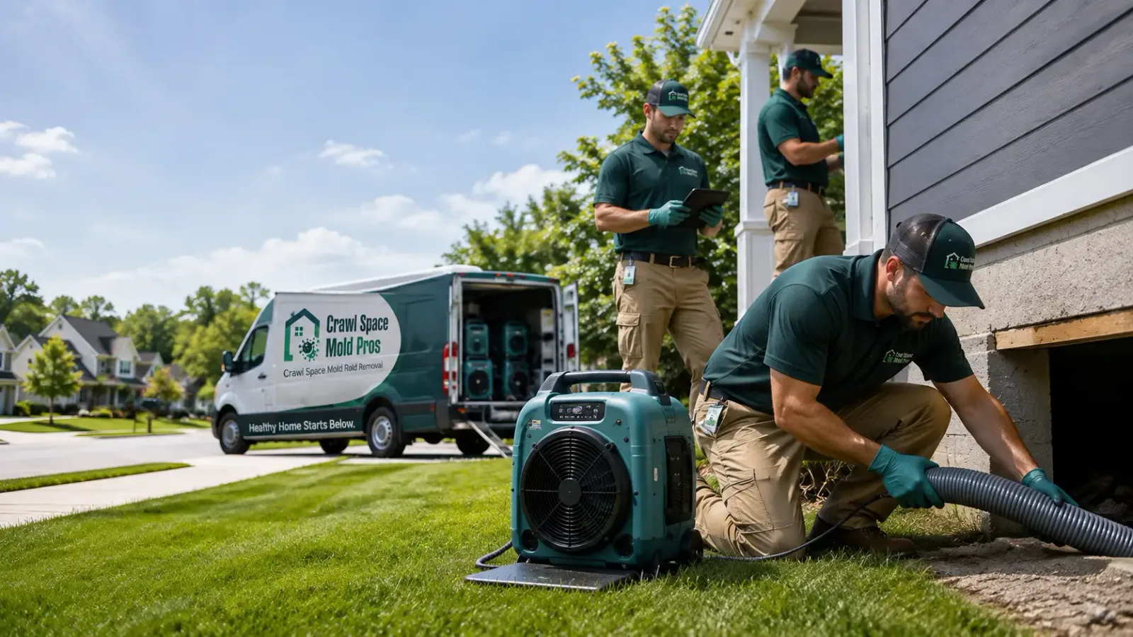 Crawl Space Mold Removal in Brackenridge, PA
